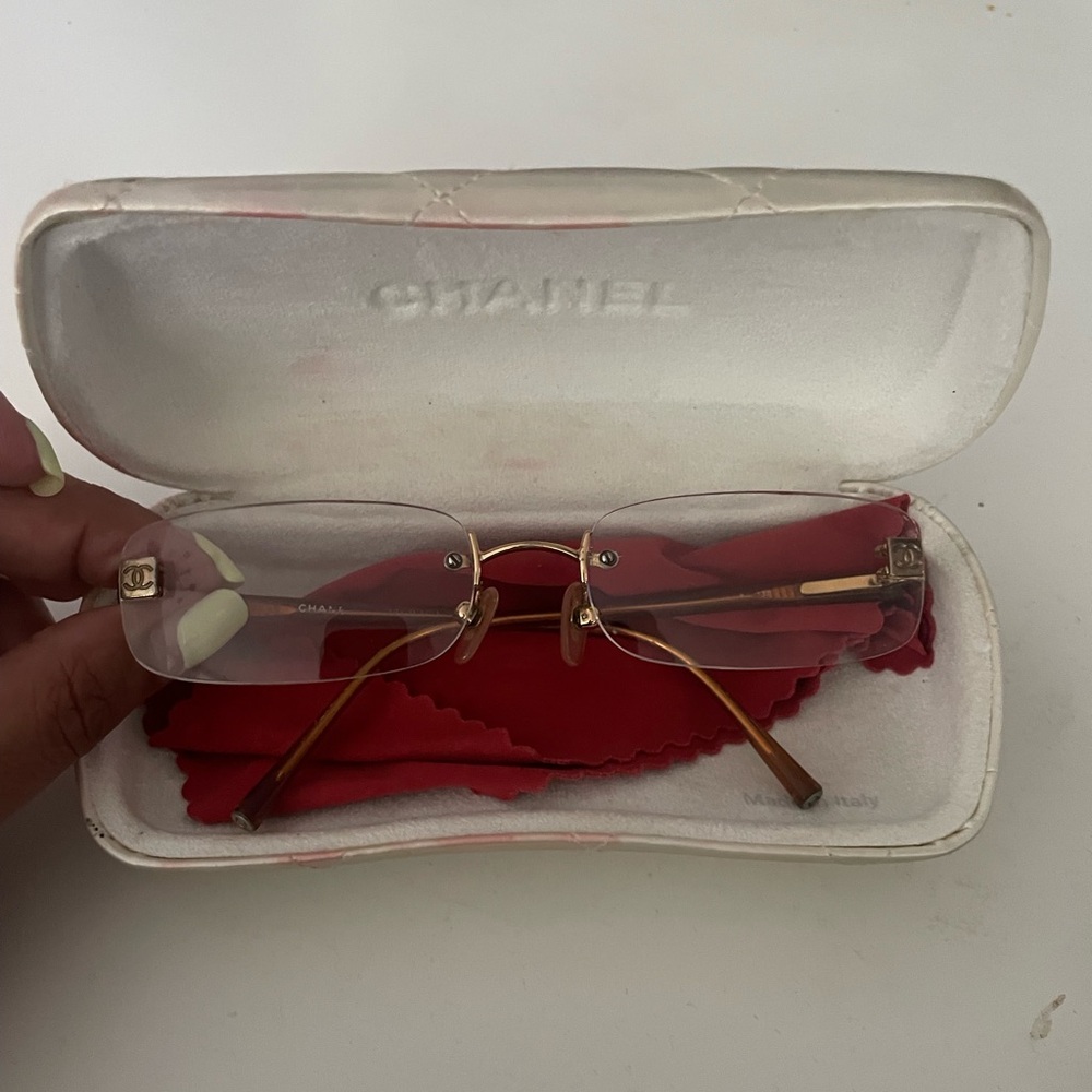 Chanel frameless eyeglasses